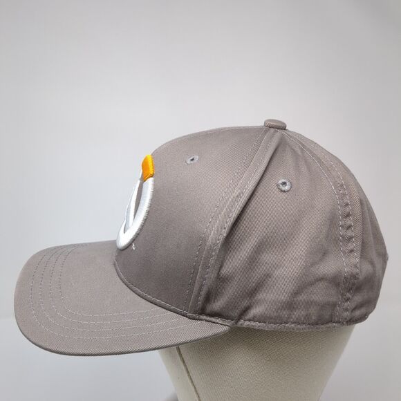 Overwatch Logo Snapback Hat Brown One Size Adjustable Blizzard Jinx - Picture 3 of 9
